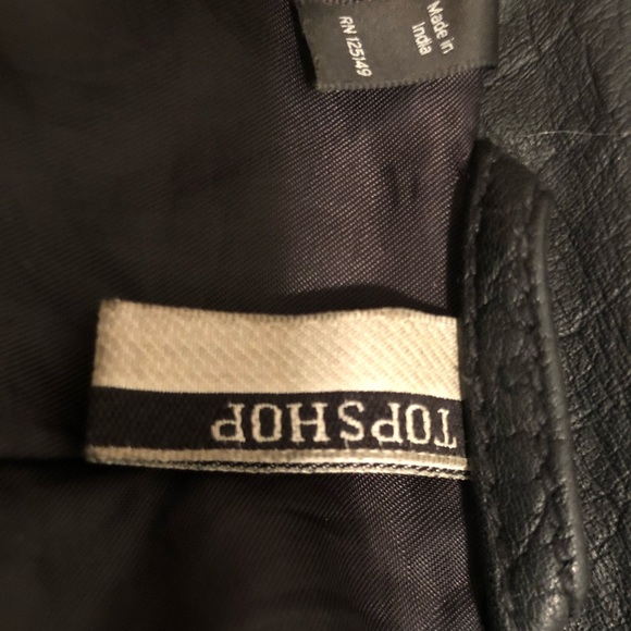 Real Leather Biker Jacket - Picture 5 of 6